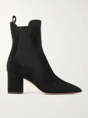 [Paris Texas] Paris Texas - Anja Suede Ankle Boots - Black - IT42 IT 42 Black