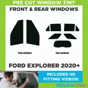 For Ford Explorer 2020+ Full Pre Cut Window Tint Kit Front & Rear Tinting Film