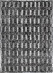Alayah Geometric Modern Grey Rug