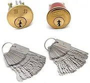 48pcs Flat Lock Master Keys, Door Lock Pick Keys,Locksmith Lock Pick Set for Home