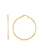 Alberto Amati 14K Yellow Gold Skinny Hoop Earrings