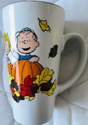 Peanuts~CHARLIE BROWN & GANG|~Lg.16 oz.~FALL LATTE Coffee Cup~NEW~FAST SHIPPING