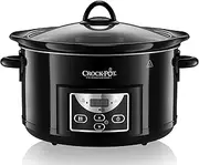 [CROCK-POT] 4.7l Gloss Black Digital Countdown Slow Cooker