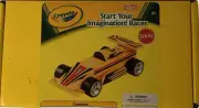 Crayola Start Your Imagination! Racer - Create Your Own Wooden Car Craft Set