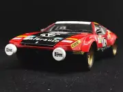 New 1:18 Kyosho Model Car De Tomaso Pantera 1975 LM #43 Red/Black 08855A