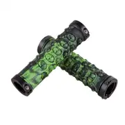 Rubber Bicycle Grips Sets for MTB Bike Handlebar Anti-Skid Handlebar Cover Bicycle accessories green_HY-702EP