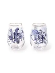 La La Land Dynasty Of Nature - Large Glass Tumblers