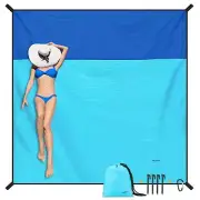 Beach Blanket Waterproof Sandproof Large Beach Mat 79" X 87", Quick Drying Du...