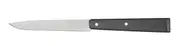 Opinel 001612 - 11cm Stainless Steel Bon Appetit Table/Steak Knives (Box of 12 with Black Handles)