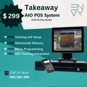 Brand New All-in-one POS Cash Register Till System for Takeaways