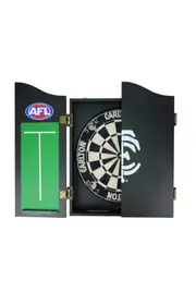 Carlton Blues AFL Dartboard + Cabinet