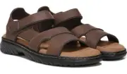 Men’s Dr Scholl's COMPLEX Sandals Size 9 10 11 12 13 Brown Casual Dress NWT