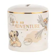 Disney Gifts - Simba Money Bank Ceramic 'Life's an Adventure'