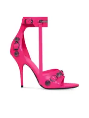 Balenciaga Le Cagole Leather Heel Sandals