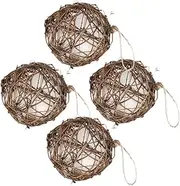 NOLITOY 4pcs Hummingbird Nesting Material Outdoor Bird Nest Decor for Gardens Promotes Bird Health Biodiversity Secure Nesting Place Creative Present