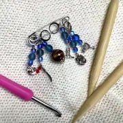 Practical Magic Knit Crochet Stitch Markers Charms Handmade Set Of 6 Gilly Owens