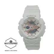 Casio Baby-G BA110 Series White Resin Band Watch BA110XRG-7A BA110RG-7A