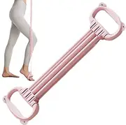 Chest Expander for Men - Adjustable Arm Chest Exerciser 6 Tubes | Men Women Workout Equipment, Anti-Slip Arm Strength Trainer for Home Fitness Muscle Training Body Building