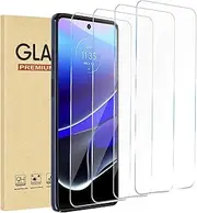 Rvciby Pack of 4, Tempered Glass HD Screen Protector for Moto G 5G (2022), 9H Hardness, Free from Scratches, HD Clear Screen Protector, Ultra Resistant, Easy Installation