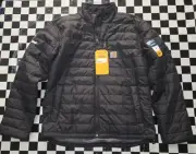 Carhartt "Penske" Mens Gilliam Water Repellent Lined Black Full Zip Jacket M 2C