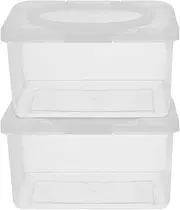 VICASKY Wipes Dispenser, Wipe Holder for Baby, 2pcs Refillable Wipe Container, Portable Press to Open, Non-Slip, No Warmer Function, White
