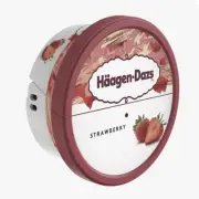 Samsung Galaxy Buds3/Buds3 Pro Haagen-Dazs Strawberry Mini Cup Cover Case