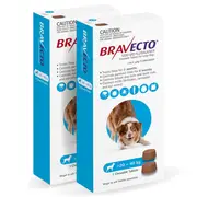 Bravecto 3 Month Chews Blue 20-40kg Large Dog 4 chews (12 months)