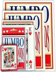Creative Quirky Extra Large Oversized Poker Playing Cards Set, Party Game Fun Family Activity 5 Size Options from 5.7x8.7cm to 37x26cm (2 Times (8.5 * 12.3cm))