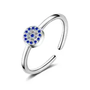 3PCS Copper Woman Fashion Jewelry Crown Simple Ring Size Adjustable Ring