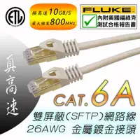 在飛比找蝦皮購物優惠-抗干擾專用 Cat.6A 網路線 高速10G 頻寬800MH