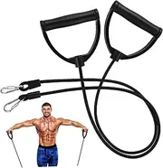 1Pair Stepper Resistance Bands Durable Fitness Pull Ropes for Muscle Training Lightweight Exercise Ropes for Resistance Workouts Compact Fitness Equipment