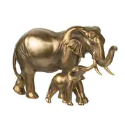 Elephant Mother & Calf Statue - Decorative