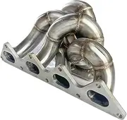 Shuogoufeng Store High Flow Automotive Exhaust Modification Parts- Exhaust Manifold Header Compatible With Mitsubishi Compatible With Lancer Compatible With Evolution IV 2.0T 1996-2003