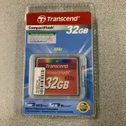 32GB Transcend CompactFlash 133x Speed Flash Memory Card