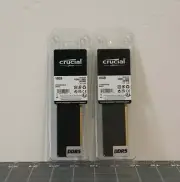DDR5 Crucial RAM 32GB Kit (2x16GB) DDR5 4800MHz Desktop Memory CT2K16G48C40U5