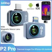 InfiRay P2 Pro Thermal Imager with Magnetic Macro Lens, 256 x 192 IR Resolution