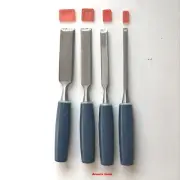 WOOD WORKING CHISELS 4pc SET ( 6, 12, 18, 24 mm ) - BRAND NEW.