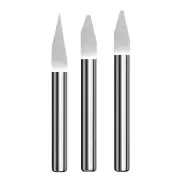 4mm Flat Bottom End Mill Engraving Knife Bits Tungsten Blade CNC Cutting 0.1~0.8