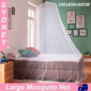 Large White Mosquito Net Canopy Double Queen King Bed Fly Insect Protect No Door