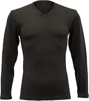 [ヒーテック] ThermOne Warm V-Neck Men's Long Sleeve Inner Shirt, Overwhelmingly Heat Retention, Unmatched Warmth