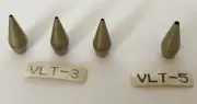Set of 4 Paasche Airbrush Paasche VLT-3 Tip ~ 3 pc, and VLT-5~1 pc