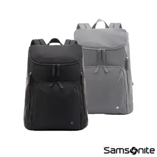 Samsonite新秀麗 筆電後背包/電腦包15.6吋 Mobile Solution ECO 女用輕量防潑水(黑色)