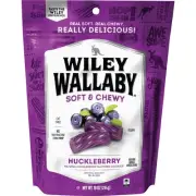 Wiley Wallaby Huckleberry Licorice 10 Oz. Candy 122025 Pack of 10 Wiley Wallaby