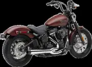 Cobra 4in Chrome El Diablo Full Exhaust for Harley Deluxe 107 18-20