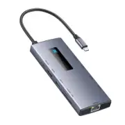 USB Hubs Multiple TypeC 10 Port Splitter Docking Station Fast Speed ​​to SDTF