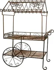 Deer Park Ironworks (TC104) Steel Flower Cart, Large