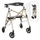 Stander Wonder Rollator Short, Lightweight Junior Folding-Walker for Seniors and