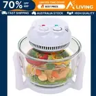 Halogen Convection Oven with Extension Ring 800 W 10 L Kitchen Cooking App 50653