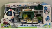 NEW Hap-P-Kid Airport Playset Lights and Sound English & Spanish Little Learner