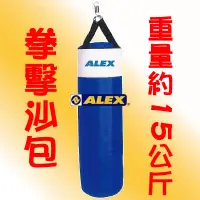 在飛比找樂天市場購物網優惠-ALEX 拳擊沙包 拳擊沙袋 拳擊 沙包 沙袋 B-1003